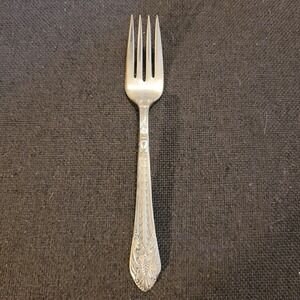 1847 Rogers Brothers Marquis Pattern Silver Plated Salad Fork Free Shipping